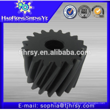 Black POM/Plastic/Nylon helical gears
